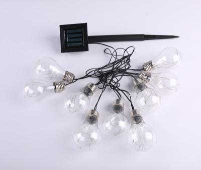 China Waterproof Decorative IP44 LANDSCAPE Solar LED Bulb Wind Rings Garden Light for sale