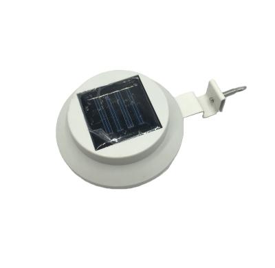 China Amazon Eco-Friendly Outdoor Solar Powered Light Waterproof Wall Lamps Garden Solar LED Fence Gutter Lights for sale