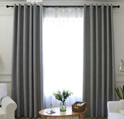 China Ready Made / Finished Window Blackout 3 Pass Blackout Fabric Curtain for sale