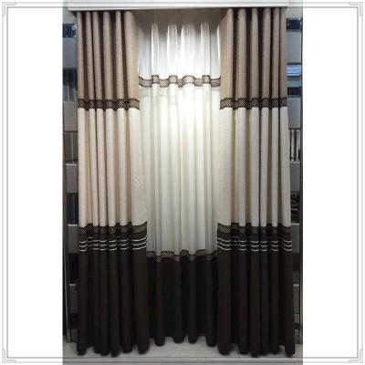 China Chocolate brown curtains in good blackout blackout living room for sale