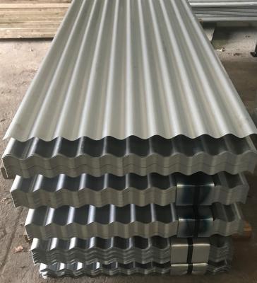 China Construction 20g 40g 60g 28 Gauge Zinc Coated Iron Metal Galvanized Corrugated Steel Sheeting for sale