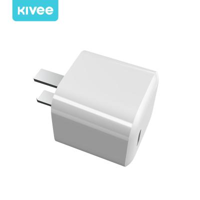 China Mobile Phone KIVEE 20W 3Amp Quick QC 3.0 USB Wall Travel Charger Adapter Mobile Phone Charger for sale