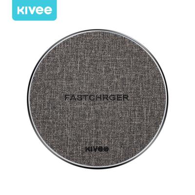 China KIVEE WS09 15W Mobile Phone Wireless Charging Wireless Charger Fast Charging iPhone For Samsung New Product Factory Wholesale Wireless Charger Black Gray for sale