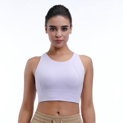 China Medium lmpact Breathable Women Tops Fitness Racerback for Comfort for sale