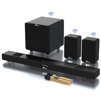 China Surround Wireless System 5.1 - 35 Inch Sound Speaker System Soundbar With 8 Inch Powered Subwoofer And Two Piece Rear Surround Speakers for sale