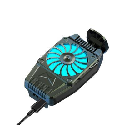 China Mini Mobile Phone Cooling Fan Radiator Turbo Radiator Hurricane Anti-Corrosion Cooler Universal Game Cell Phone For Smartphones for sale