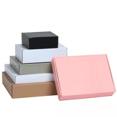 China Recycled Express Materials 2022 Brown Color Box Special Rectangular Cardboard Spot Hard Black Shoe Box Recycled Shoe Box for sale