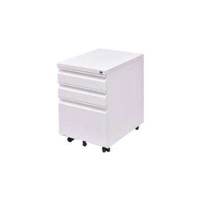 China Foldable Drawer Mobile Pedestal Filing Cabinet With 5 Wheels Movable for sale