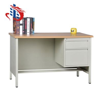 China Structure Metal Frame Office Stainless Steel Desk Knocked-Down Desk For Computer Work Stainless Desk for sale