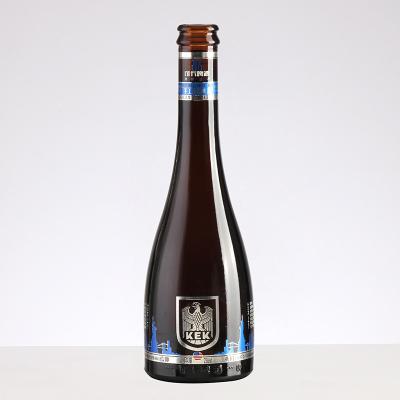 Chine Matériau de base Bouteille de bière en verre 250 ml 330 ml 500 ml 650 ml 1 litre Ambre brun à vendre