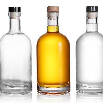 China 200ml 375ml 500ml 700ml 750ml 1000ml Gin Vodka Spirit Bottle Wine Juice Bottle for sale