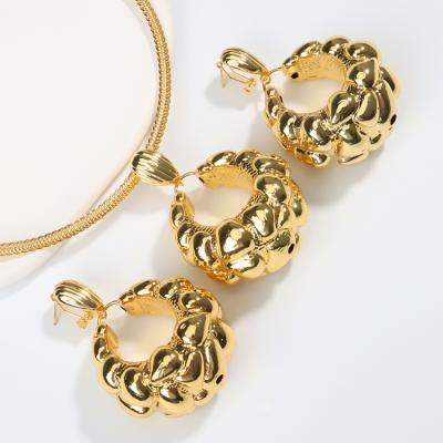 China YueMing Hot Sale Good Quality Luxury Earring Set Bridal Gold Plated Necklace For Women Fine 18K Fashion Jewelry Sets for sale