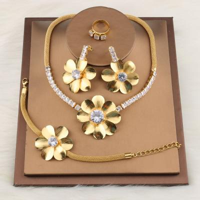 China Good Quality OEM Design High Quality Gold Plated Jewelry Set For Women, New Women Jewelry Sets, DIY Jewelry Making Set for sale