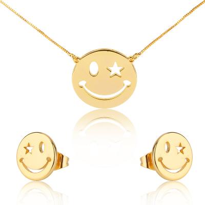 China Good Quality OEM Jewelry Sets For Women, Elegant Fancy Jewelry Sets, New Style 18k Gold Plated Jewelry Sets for sale