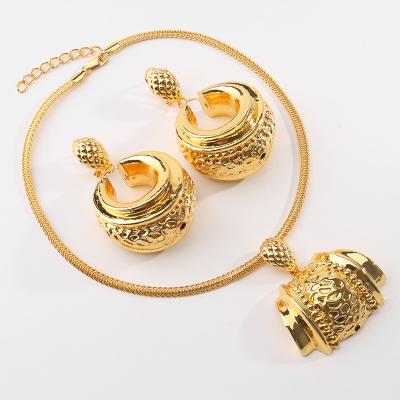 China Good quality fashion boutique jewelry sets specially charted for women, popular luxury Dubai jewelry sets for sale