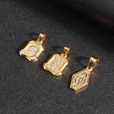 China Good Quality Yueming 18K Gold Plated Heart Initials Pendant Necklace For Women Heart Necklace for sale