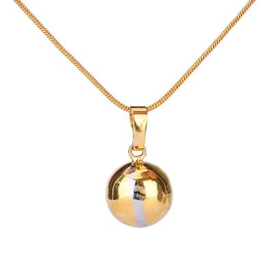 China Good Quality Yueming Fashion Gold Color Chain Chocker Necklace Geometry Round Pendant For Women for sale