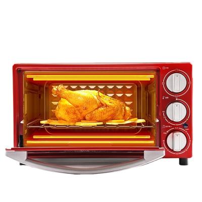 China Red Universal Home Cooking 18L Hotel Stainless Steel Mini Mini-Oven for sale