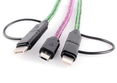 China PVC Lightning USB Cord Micro / 8pin High Speed USB Cable For iPhone / iPad for sale