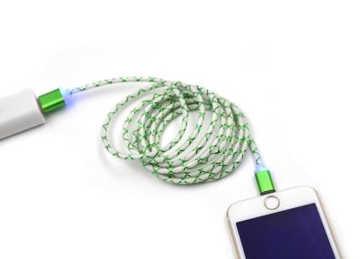 China Visible Flowing Current Light Up Cord LED Luminescent Long Charging Cable for sale