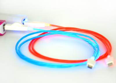 China Luminescent Light Up Charging Cable Current Flow Visible Charging Cable for sale