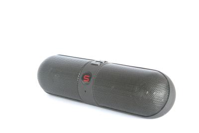 China Black Portable Capsule Bluetooth Speaker With Radio Support TF Card for sale