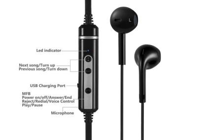 Κίνα Μαύρο 60mAh Bluetooth στο αυτί ασύρματο Earbuds για τον αθλητισμό με ελαφρύ προς πώληση