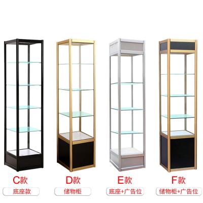 China Replacement Modern Simple Jewelry / Glass Display Showcase For Curiosity Cabinet for sale