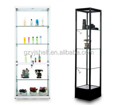 China Boutique Corner Glass Display /Boutique Glass Display Case For Sale Can Be Customized for sale