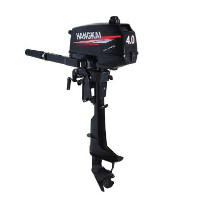 China Recreational New HANGKAI 2 Stroke Water Cooled 4HP Marine Boat Engine Outboard Boat Motors for sale