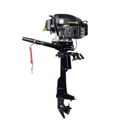 China New Leisure Boat HANGKAI 6.0hp 4 stroke boat engine air cooled outboard motors for sale for sale