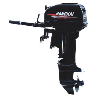 China Hot Selling Leisure Boat HANGKAI 9.9hp 2 Stroke Boat Motor Outboard Motors For Sale for sale