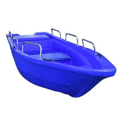 China Fishing Leisure Double Deck 10 People Large 4.3 Meter Hard Plastic Rescue Boat For Fishing for sale