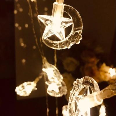 China Custom Made/Fexible: Star Moon Star LED String Lights Party Wedding Christmas Decor Lights for sale