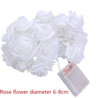 China Best Selling 3M20L Wedding Gifts Valentine's Day Decoration Rose Flower Led String Light For Holiday Decoration for sale