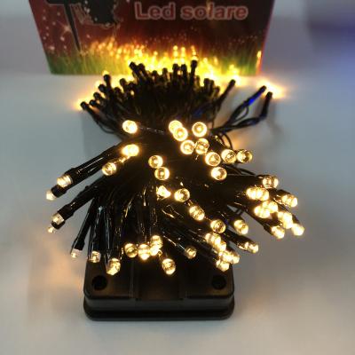 China Outdoor Decoration 100LEDs Outdoor Garden Led String Lights 8 Functions Solar Led String Light for sale