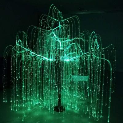 China Stable Interpretation Outdoor Indoor LED Colors Change Fiber Optic Christmas Tree Night Light Into Fantastic Decoration Fiber Optic Avatar Lighting Tree for sale