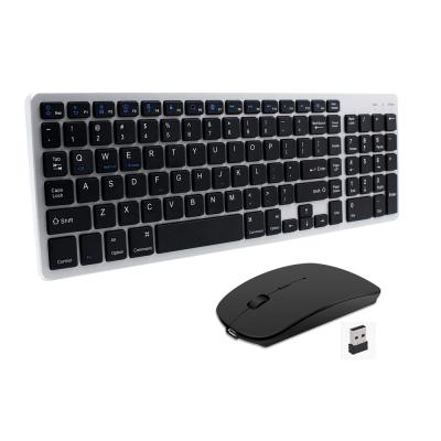 China 2.4G wireless or high quality slim standard bluetooth mouse and keyboard wireless charging for desktop PC for sale