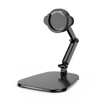 China Factory Hot Selling Universal 360 Rotation Aluminum Height Angle Adjustable Magnetic Mobile Phone Holder For Desktop for sale