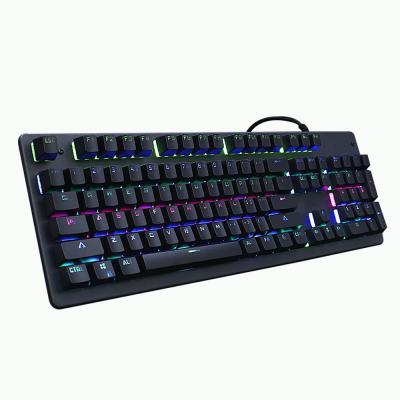 China Wholesale Japanese Portable Gaming Shenzhen OEM ABS Metal RGB Led Mechanical Gaming Keyboard With Red Switch for sale