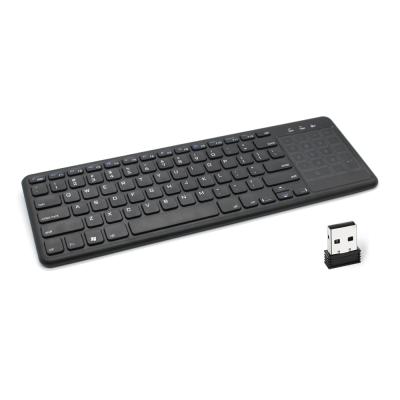 China Standard Sizes Portable ABS Touch Wireless Mini Keyboard with Air Mouse for hisense Sony TCL Smart TV for sale