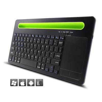 China Factory price wireless mini bluetooth wireless keyboard with touchpad for laptop ipad /iphone for sale