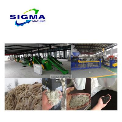 China PE/PP washing& Recycling Waste Plastic Line Recycle PP PE LDPE Agricultural Film Crushing Washing Line for sale