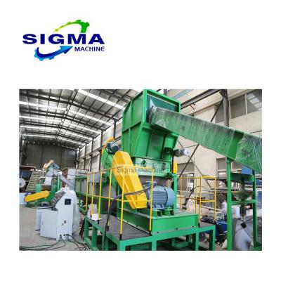 China PE/PP washing& recycling line waste plastic recycling sorter PEPP film washing line for sale