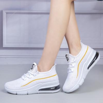 China Fashion Trend High Quality Air Cushion Sports Shoes For Women Breathable Mesh Running Chunky Sneakers Shoes for sale