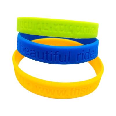 China Custom Silicone Anime Silicone Sports Basketball Durable Elastic Slim Rubber Bracelet Wristband for sale