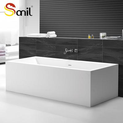 China Modern White Acrylic Bathtubs Whirlpool and Freestanding Double Air Bubble Waterfall Bathtub for Couples for sale