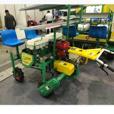 China Agricultural Machinery Automatic Flower Transplanter Vegetable Seedlings Adjustable Planted Planting Machine for sale