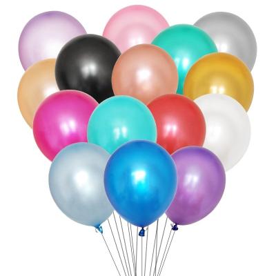 China Decoration 12inch Pearl Latex Balloons Happy Birthday Party Wedding Kids Toy Air Balls Christmas Decoration Balloon Globos for sale