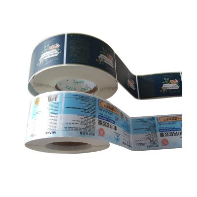 China Jinghui Printing Factory Flyer Brochure Label Sticker CMYK All Colors OEM Custom Design Printing Paper Card for sale